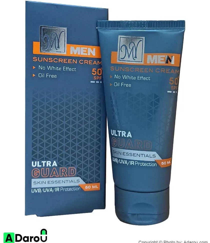 کرم ضد آفتاب آقایان مای SPF50 مدل Ultra Guard حجم 50 میلی لیتر